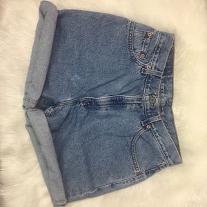 Levi denim shorts